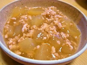 冬瓜と鶏ひき肉のとろとろ煮